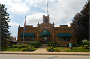 N168 W20733 MAIN ST, a Romanesque Revival city/town/village hall/auditorium, built in Jackson, Wisconsin in 1931.