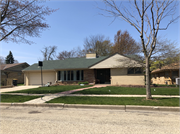 855 N. 74th Street, a Ranch house, built in Wauwatosa, Wisconsin in 1953.