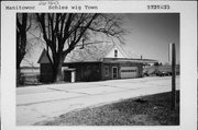 STATE HIGHWAY 32/57, 22136, AT CEMETERY RD, NE CNR, a Cross Gabled dairy processing facility, built in Schleswig, Wisconsin in 1860.