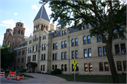 1413-1501 S LAYTON BLVD, a Romanesque Revival religious residence, built in Milwaukee, Wisconsin in 1890.