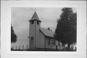 LAX CHAPEL RD, 283, W SIDE, .2 M N OF NEWTON RD, a Front Gabled house of worship, built in Eaton, Wisconsin in .