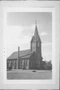 8109 NORTHEIM RD, a Late Gothic Revival church, built in Newton, Wisconsin in 1881.