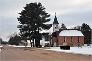 W6647 Berry ST, a Early Gothic Revival house of worship, built in Millston, Wisconsin in 1904.