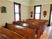 W6647 Berry ST, a Early Gothic Revival house of worship, built in Millston, Wisconsin in 1904.