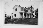 7217 US HIGHWAY 151, a Greek Revival house, built in Manitowoc Rapids, Wisconsin in 1860.