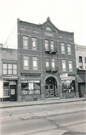 143-147 N LUDINGTON, a Romanesque Revival lodging-hotel, built in Columbus, Wisconsin in 1892.