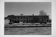 703 Fremont St., a Astylistic Utilitarian Building lumber yard/mill, built in Kiel, Wisconsin in 1924.