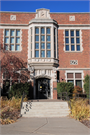 1710 WEEKS AVE, a Late Gothic Revival library, built in Superior, Wisconsin in 1931.