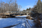 SKINNER CREEK RD, a NA (unknown or not a building) pony truss bridge, built in South Fork, Wisconsin in 1943.