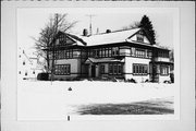 601 N 6TH ST, a Prairie School house, built in Manitowoc, Wisconsin in 1918.