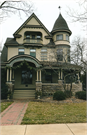 225 N KANE ST, a Queen Anne house, built in Burlington, Wisconsin in 1896.