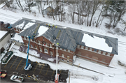 220 LYNN ST, a Romanesque Revival depot, built in Baraboo, Wisconsin in 1902.