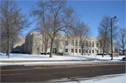 711 N BRIDGE ST, a Art/Streamline Moderne courthouse, built in Chippewa Falls, Wisconsin in 1951.