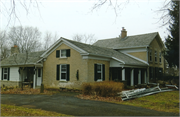 W 204 N 7776 LANNON RD, a Greek Revival house, built in Menomonee Falls, Wisconsin in 1855.