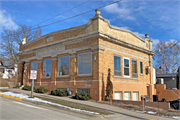 106 CHURCH AVE, a Neoclassical/Beaux Arts bank/financial institution, built in Casco, Wisconsin in 1914.