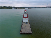 Kewaunee Pierhead Lighthouse, a Building.