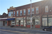 1523-1525 COMMERCIAL, a Commercial Vernacular large retail building, built in Bangor, Wisconsin in 1898.