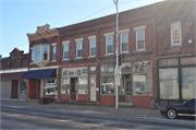 1523-1525 COMMERCIAL, a Commercial Vernacular retail building, built in Bangor, Wisconsin in 1898.