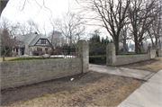 3590 N Lake Dr, a NA (unknown or not a building) wall, built in Shorewood, Wisconsin in 1924.