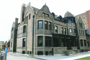 817-819 N MARSHALL ST, a German Renaissance Revival house, built in Milwaukee, Wisconsin in 1898.