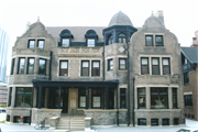 817-819 N MARSHALL ST, a German Renaissance Revival house, built in Milwaukee, Wisconsin in 1898.
