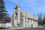 7708 State Highway 42, a Early Gothic Revival house of worship, built in Egg Harbor, Wisconsin in 1909.