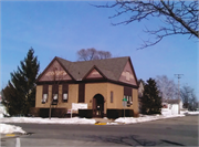 920 KILBOURN AVE, a Queen Anne church, built in Tomah, Wisconsin in 1863.