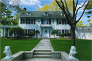 734 HURON HILL, a Colonial Revival/Georgian Revival house, built in Madison, Wisconsin in 1921.