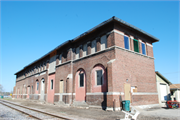 Baraboo Chicago & North Western Depot and Division Offices, a Building.