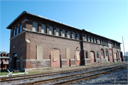 Baraboo Chicago & North Western Depot and Division Offices, a Building.