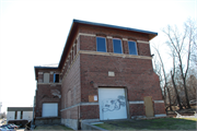 Baraboo Chicago & North Western Depot and Division Offices, a Building.