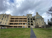 13105 WATERTOWN PLANK RD, a German Renaissance Revival live-in care facility/sanitarium, built in Elm Grove, Wisconsin in 1903.