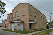 160 E MAIN ST, a Italianate social recreational/fraternal hall, built in Omro, Wisconsin in 1892.