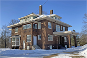 705 E 3RD ST N, a Colonial Revival/Georgian Revival house, built in Ladysmith, Wisconsin in 1916.