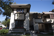 2732-2734 W BURNHAM ST, a Prairie School duplex/two-flat, built in Milwaukee, Wisconsin in 1915.