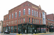444 MAIN ST, a Romanesque Revival department store, built in La Crosse, Wisconsin in 1891.