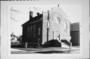 1221 S 13TH ST, a German Renaissance Revival synagogue/temple, built in Manitowoc, Wisconsin in 1928.