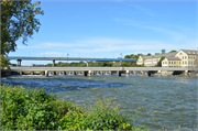 400 BLOCK OF S OLDE ONEIDA ST AT FOX RIVER, a NA (unknown or not a building) bridge, built in Appleton, Wisconsin in 1946.