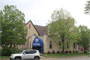 122 N CHESTNUT AVE, a Late Gothic Revival house of worship, built in Green Bay, Wisconsin in 1874.