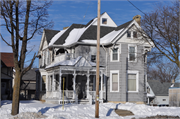 2304 W NATIONAL AVE, a Queen Anne house, built in Milwaukee, Wisconsin in 1888.