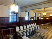 2457 BROWNS LAKE DR, a Romanesque Revival religious residence, built in Burlington, Wisconsin in 1930.