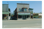 107 N RAILROAD ST, a Commercial Vernacular small retail building, built in Eagle River, Wisconsin in 1888.