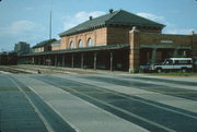 West Madison Depot, Chicago, Milwaukee, and St. Paul Railway, a Building.