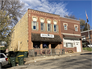 102 W MAIN ST, a Commercial Vernacular retail building, built in Montfort, Wisconsin in 1894.