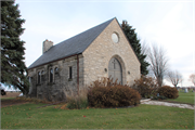  N6800 STH 146, NE CNR OF STH 146 AND CEMETERY RD, a Late Gothic Revival cemetery building, built in Courtland, Wisconsin in 1938.