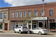 131-9 S EAU CLAIRE ST, a Commercial Vernacular small retail building, built in Mondovi, Wisconsin in 1891.