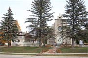 7708 State Highway 42, a Early Gothic Revival house of worship, built in Egg Harbor, Wisconsin in 1909.