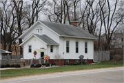 5618 S LUTHER VALLEY RD, SW CORNER OF HAFEMAN AND LUTHER VALLEY RD, a Front Gabled school-one to six room, built in Plymouth, Wisconsin in 1860.