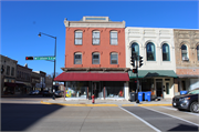 103 N LUDINGTON, a Italianate retail building, built in Columbus, Wisconsin in 1853.