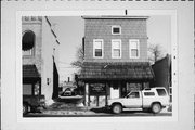 1308 Washington St., a Boomtown small retail building, built in Manitowoc, Wisconsin in 1864.